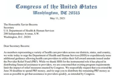 Axne and Miller-Meeks Champion Efforts on Provider Relief Fund Flexibility